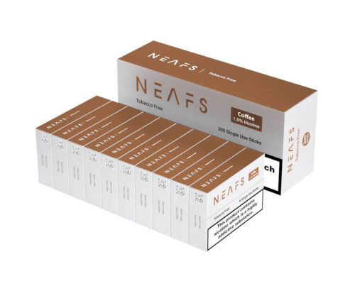 NEAFS Coffee 1.5% nikotinové tyčinky – karton (200 tyčinek)