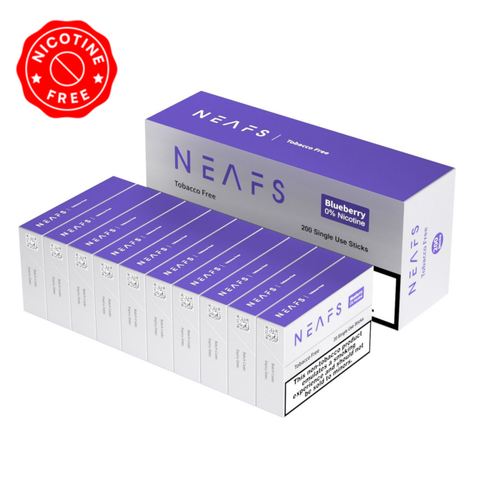NEAFS Blueberry bez nikotinu – balení (200 tyčinek)