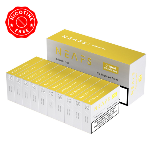 NEAFS Original tyčinky bez nikotinu – karton (200 tyčinek)