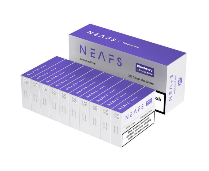 Στικ νικοτίνης NEAFS Blueberry 1.5% – Πακέτο (200 στικ)