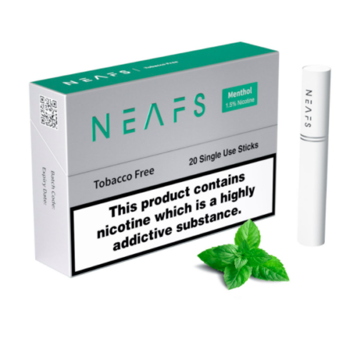 NEAFS Μενθόλη 1,5% Νικοτίνη Στικς - Συσκευασία (20 Στικς)