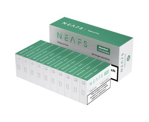 NEAFS mentolio 1,5% nikotino lazdelės - dėžutė (200 lazdelių)